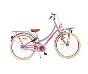 Vélo tout chemin avec porte-bagages avant fille Volare Excellent CB Rose