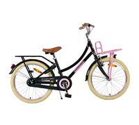 Vélo tout chemin avec porte-bagages fille Volare Excellent CB Noir