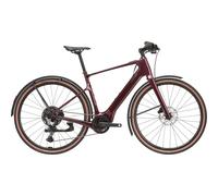 Vélo tout chemin électrique Cannondale Tesoro Carbon 3 Rouge