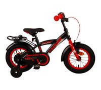 Thombike 12 Vélo D'Enfant Rouge Noir 3-4, 5 Ans Vélo Roues D'Appui Vélo