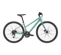 Vélo tout chemin femme Cannondale Quick 3 Remixte Shimano Altus 9v Turquoise