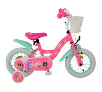Mattel Vélo fille Barbie 12 Pouces 20 cm Fille Frein à rétropédalage Rose/Vert-menthe