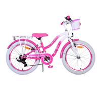 Vélo tout chemin fille Volare Lovely 7 vitesses Rose