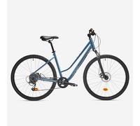 VELO TOUT CHEMIN RIVERSIDE 500 ENJAMBEMENT BAS bleu tempête