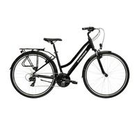 Vélo tout chemin trekking 28" femme Kross trans 1.0 Noir