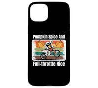 Vélo Tout-Terrain Pumpkin Spice, Motocross, vélo Tout-Terrain, Halloween Coque pour iPhone 15 Plus