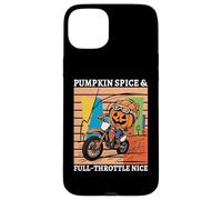 Vélo Tout-Terrain Pumpkin Spice, Motocross, vélo Tout-Terrain, Halloween Coque pour iPhone 15 Plus