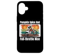 Vélo Tout-Terrain Pumpkin Spice, Motocross, vélo Tout-Terrain, Halloween Coque pour iPhone 16 Plus
