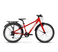 Vélo trekking enfant 7-11 ans - 24 pouces CS24 Bemoov ( Rouge tornado / 24 pouces )