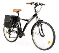 Vélo Trekking MOMA BIKES HYBRID 28"" Aluminium SHIMANO 18 Vitesses Suspension avant