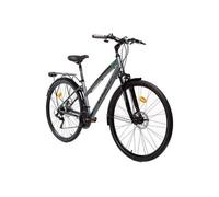 , Vélo TREKKING, TREKKING PRO W 28, Aluminium, SHIMANO 21V, Freins a Disque, Suspension Avant