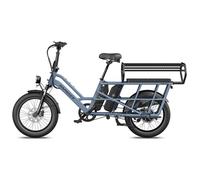 Vélo utilitaire électrique Fafrees FF20 CUV, pour la famille, double batterie, bleu