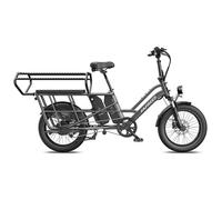Vélo utilitaire électrique Fafrees FF20 CUV, pour la famille, double batterie, gris