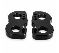 Vélo V-Brake Conversion Seat 1 Paire Résistant À La Corrosion en Aluminium Vélo V-Brake Extender pour Fourche Avant (Le Noir)