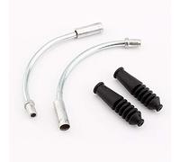 Vélo V Frein Coude en Alliage D'aluminium Coude Courbe Poussière Tube Tuyau Vélo Accessoires pour Vélo De Montagne Protection Manchon Couverture