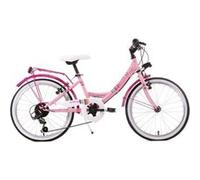 VTC 20 Fille - 6 Vitesses - Dérailleur Shimano - Freins V-Brake - équipement City Rose