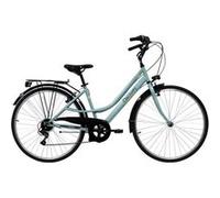 Vélo VTC 28'' de Ville Rigide pour Femme acier Discovery Adventures - 6 vitesses - Shimano - Potence réglable - Vert
