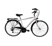 Vélo VTC 28 Homme COUNTRY / EDEN BIKES avec Cadre et Fourche Rigide Blanc