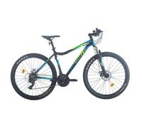 Vélo VTT 27.5'' Cadre Aluminium, double freins a disque, Fourche Télescopique + Transmission complète Shimano