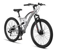 Vélo VTT - CHILLAXX Falcon - 27,5 pouces - 21 vitesses - Gris - frein à disque