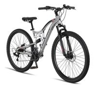 Vélo VTT - CHILLAXX Falcon - 29 pouces - 21 vitesses - Gris - frein à disque