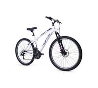 Velo VTT Huffy Extent pour filles 26"" Semi-Rigide Vélo de montagne - Shimano 18 vitesses - Blanc - 13ans+