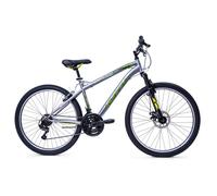 Velo VTT Huffy Extent pour Garcon 26"" Semi-Rigide Vélo de montagne - Shimano 18 vitesses - Gris - 13ans+