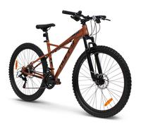 Velo VTT Huffy Korros 27.5"" Semi-Rigide - Shimano 21 vitesses - Marron