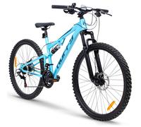 Velo VTT Huffy Marker 26"" Tout Suspendu Shimano 21 vitesses - Bleu