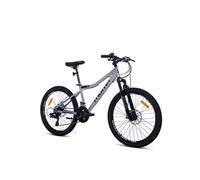 Moma Bikes - VTT Junior 24"" - Semi- Rigide - SHIMANO 21 Vitesses - Freins a disques - Gris