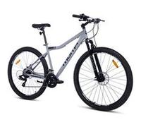 Vélo VTT Moma Bikes ROCK 29, SHIMANO 21v, Freins a disques & Suspension avant Gris G