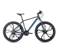 Vélo VTT Semi-Rigide 27,5'' - KS CYCLING Xplicit - Homme - 21 Vitesses - Noir-Bleu