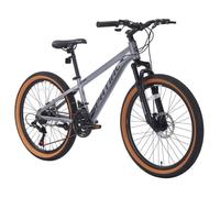 Vélo VTT SPATIAL 24""- Shimano 21 vitesses- fourche suspendue - pour enfants, adolescents et étudiants- Argent