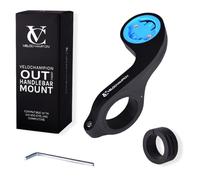 VeloChampion Support de Guidon Vélo Déporté Compatible avec Les GPS Garmin ou Wahoo. Convient aux Diamètres de Guidon de 25,4 à 35 mm.