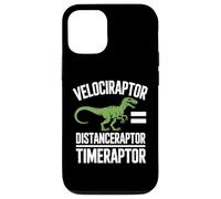 Velociraptor Distanceraptor Timeraptor Dinosaure Racing Fun Coque pour iPhone 12/12 Pro