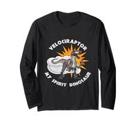 Velociraptor My Spirit Dinosaure Manche Longue