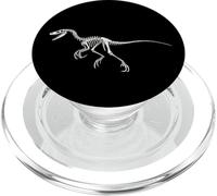 Velociraptor Squelette Dinosaure fossile Paléontologue Dinosaure Dino PopSockets PopGrip pour MagSafe
