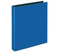 VELOFLEX 1141250 - Classeur à anneaux VELOCOLOR Classic, classeur à anneaux, DIN A4, 2 anneaux mécaniques, 255 x 318 x 45 mm, bleu, 1 pièce