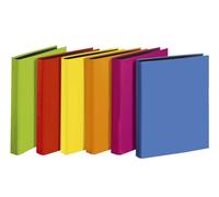 Veloflex® 1143300 Classeur à anneaux VELOCOLOR® - A4, carton, anneau 4-D, Ø anneau 25 mm, couleurs assorties