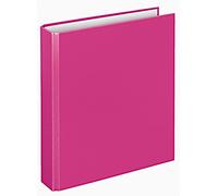 VELOFLEX 1151071 - Classeur à anneaux Basic, Classeur à anneaux, Classeur, DIN A5, Mécanisme à 2 anneaux, 196 x 230 x 30 mm, Carton, rose, 1 pièce