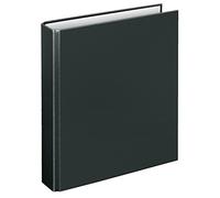 VELOFLEX 1151080 - Classeur à anneaux Basic, Classeur à anneaux, Classeur, DIN A5, Mécanisme à 2 anneaux, 196 x 230 x 30 mm, Carton, noir, 1 pièce