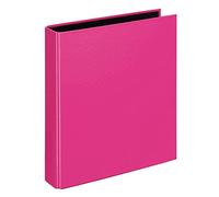 VELOFLEX 1151371 - Classeur à anneaux VELOCOLOR, Classeur à anneaux, Classeur, DIN A5, Mécanisme à 2 anneaux, 200 x 230 x 45 mm, Carton, rose, 1 pièce