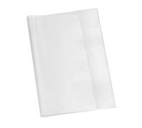 VELOFLEX 1343190 - Pochette pour cahier d'écolier, pochette pour cahier, protège-cahier, DIN A4, film PP transparent, transparent, 25 pièces