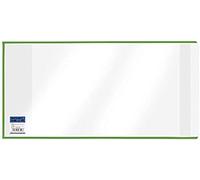 Veloflex 1540265 Lot de 10 pochettes en polypropylène avec rabat Transparent 265 x 540 mm