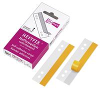 Veloflex® 2002000 Bande de classement HEFTFIX® autocollante PVC 105 mm transparent 50 pièces