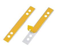 Veloflex 2003200 VELOFIX Lot de 1000 amplificateurs de trous transparents autocollants en film rigide