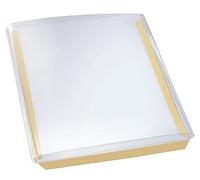 Veloflex 2405005 Velocolor Lot de 5 pochettes perforées en PVC autocollantes Transparent A5