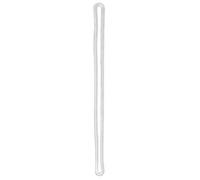 Veloflex 2660000 Lot de 100 boucles en plastique | Boucles de fixation résistantes à la déchirure, pour étiquettes de valise et pochettes transparentes, en plastique