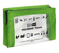 VELOFLEX 2705341 - VELOBAG Travel DIN A5 Pochette à fermeture éclair Pochette multi-usages, textile et PVC, vert, 1 pièce