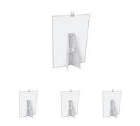 Veloflex 3403000 Poster support A3 - Couleur : Transparent (Lot de 4)